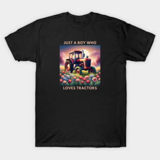 Just a boy who loves tractors T-Shirt