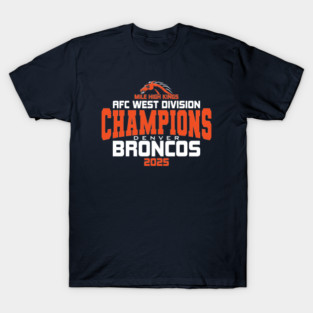 2025 Broncos Division Champions T-Shirt