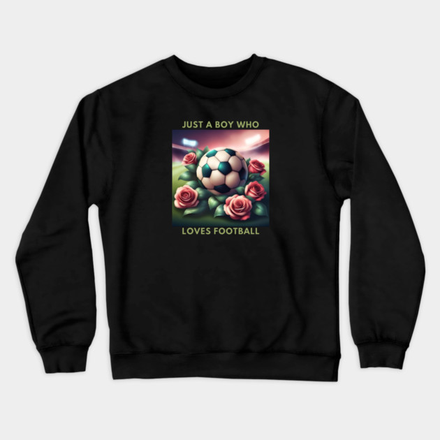 Football Lover Crewneck Sweatshirt by BlackMeme94