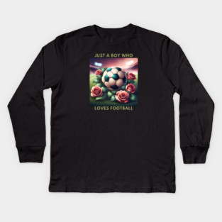 Football Lover Kids Long Sleeve T-Shirt