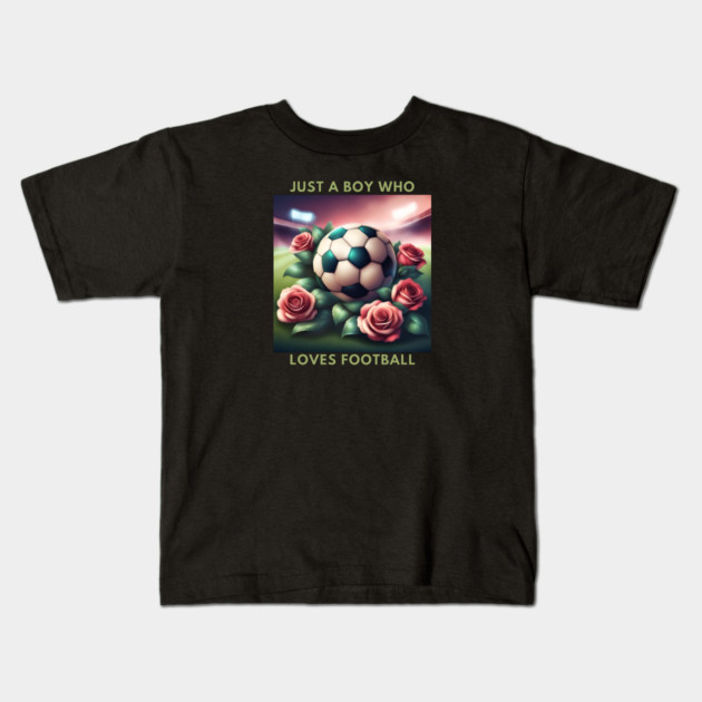 Football Lover Kids T-Shirt by BlackMeme94