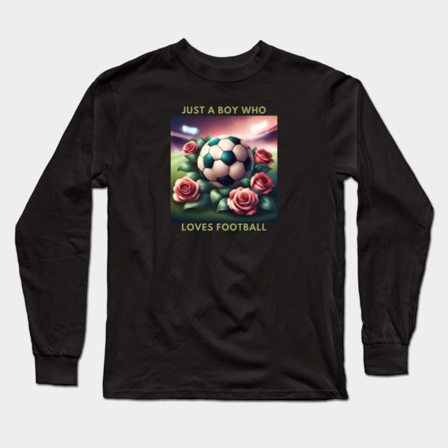 Football Lover Long Sleeve T-Shirt by BlackMeme94