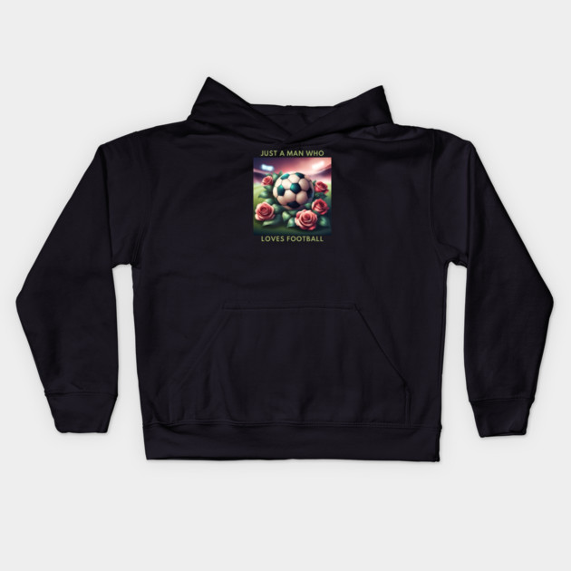 Football Lover Kids Hoodie by BlackMeme94