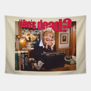 Who's Dead ? Murder She Wrote Tapestry