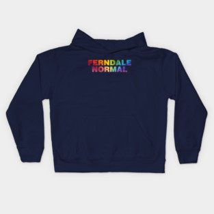 Ferndale Normal Rainbow Kids Hoodie