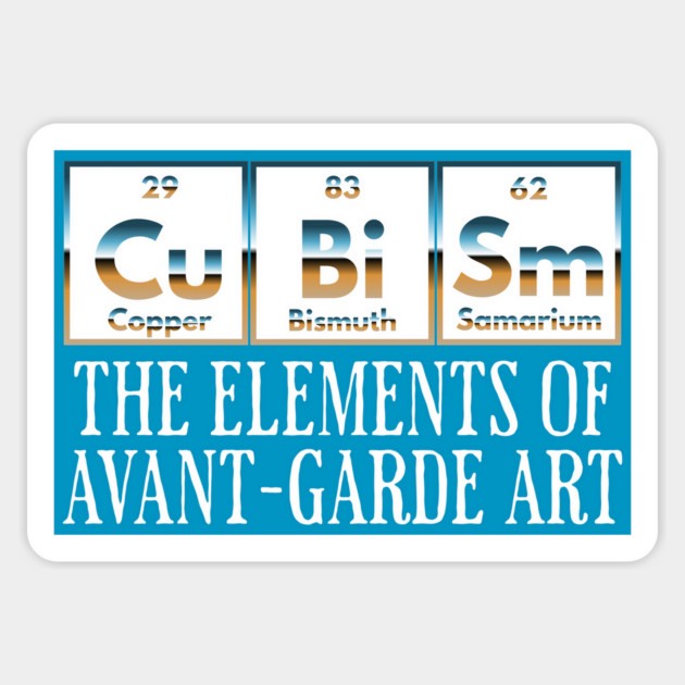 CuBiSm: Elements of Avant-Garde Art Magnet by Luxinda