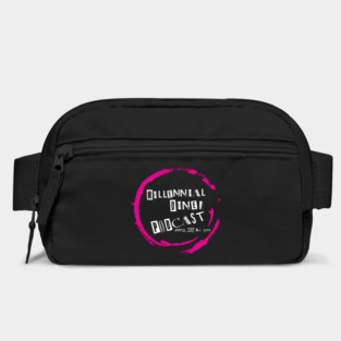 Millennial Diner Podcast Shirt-White Text Bag
