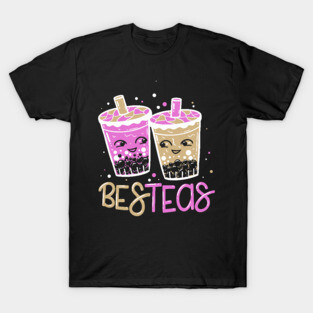 Bes-Teas - Funny Bubble Tea BFF Bestie Cute Kawaii T-Shirt