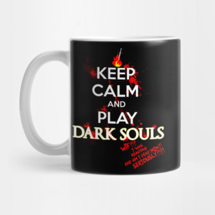 keep calm dark souls Mug