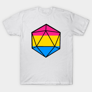 Pansexual Pride d20 T-Shirt