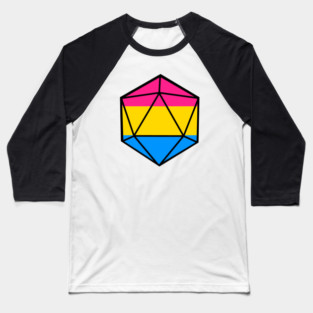 Pansexual Pride d20 Baseball T-Shirt