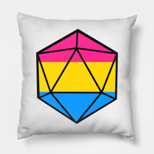 Pansexual Pride d20 Pillow