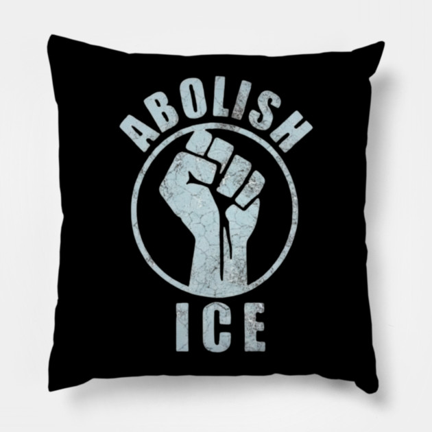 abolish-ice Pillow by BlackMeme94