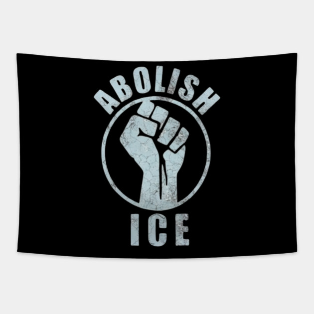 abolish-ice Tapestry by BlackMeme94