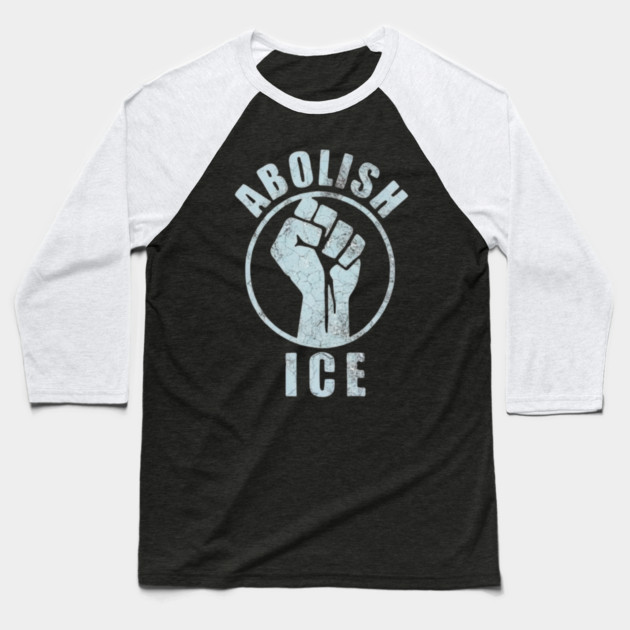abolish-ice Baseball T-Shirt by BlackMeme94