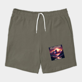 Hiking lover Life Is Impossible Without Friends And Hiking Shorts