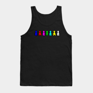 Jet Set Willy Spectrum Colours - 8-Bit Legend Tank Top