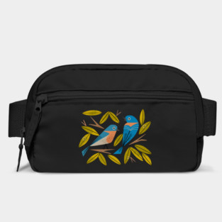 Midcentury Bluebird Pair Bag