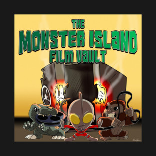 Monster Island Film Vault Logo #2 T-Shirt