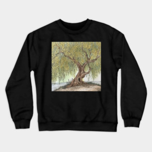 Weeping willow tree Crewneck Sweatshirt