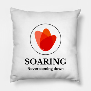 Soaring - Never coming down Pillow
