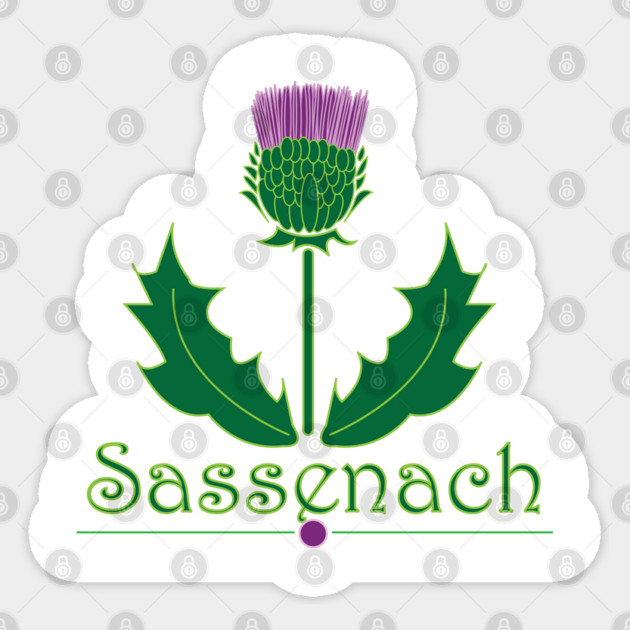 Sassenach Sticker by DickinsonDesign