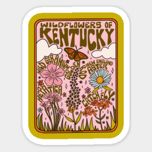 Kentucky Wildflower Sticker