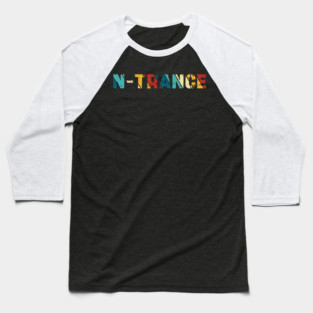 Retro Color - N Trance Baseball T-Shirt