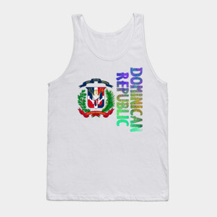 Dominican Republic Coat of Arms Design Tank Top
