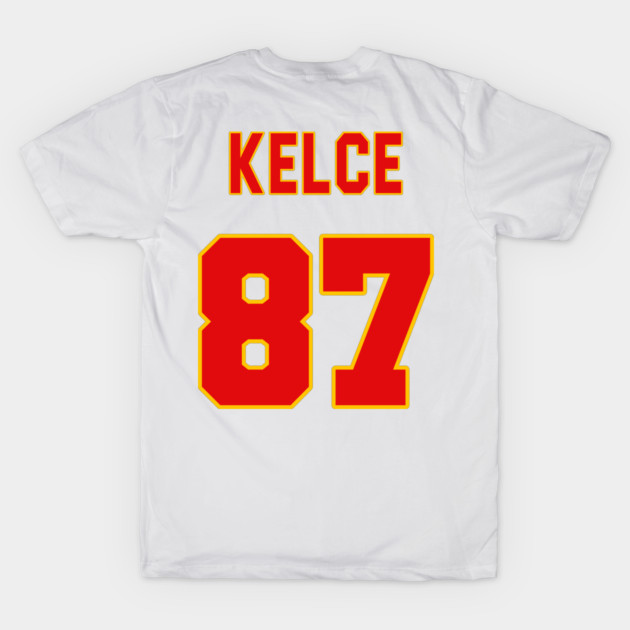 Travis Kelce Jersey (Front/Back Print) Travis Kelce T-Shirt