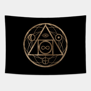 Philosopher's stone symbol Tapestry