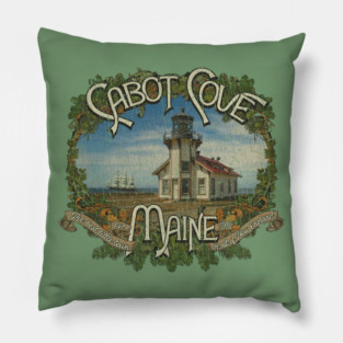 Cabot Cove Maine 1780 Pillow