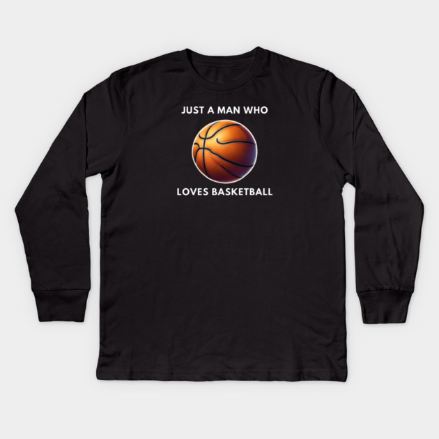 Basketball player gift Kids Long Sleeve T-Shirt by BlackMeme94