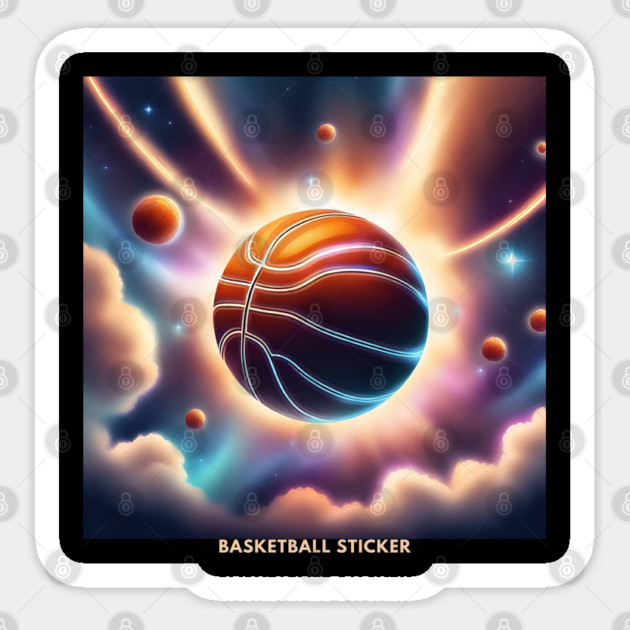 Basketball player gift Sticker by BlackMeme94