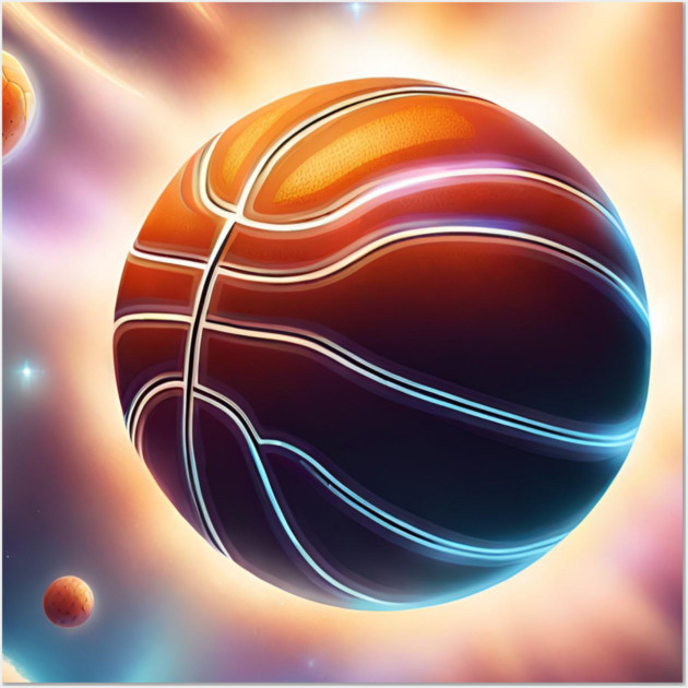 Basketball player gift Wall Art by BlackMeme94