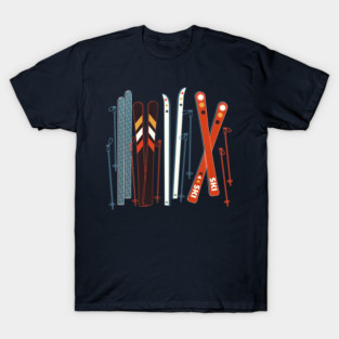 Retro ski illustration T-Shirt