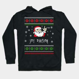 joy division santa metal Hoodie