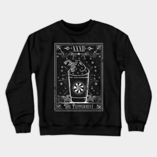 The Peppermint Latte Tarot Card Crewneck Sweatshirt