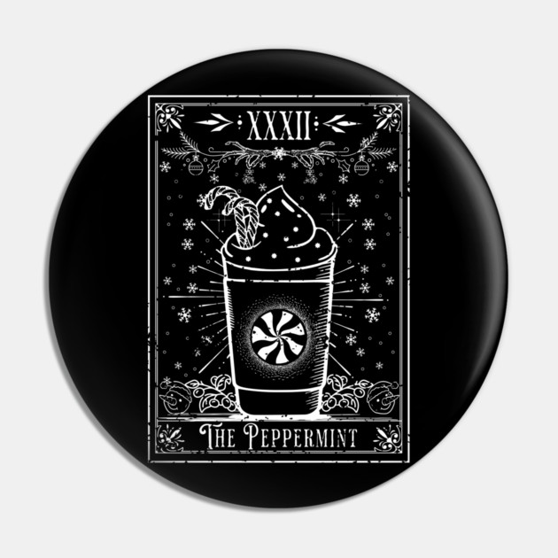 The Peppermint Latte Tarot Card Pin by H. R. Sinclair