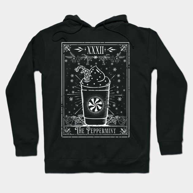 The Peppermint Latte Tarot Card Hoodie by H. R. Sinclair