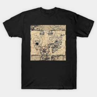 Old Nautical Map T-Shirt
