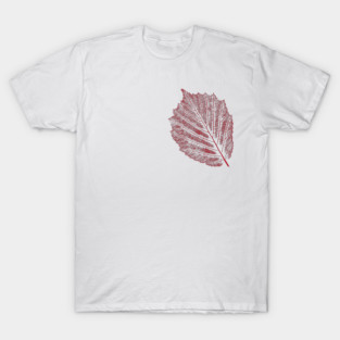 Hazelnut Leaf Imprint T-Shirt