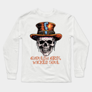 Ghoulish Grin, Wicked Soul Long Sleeve T-Shirt