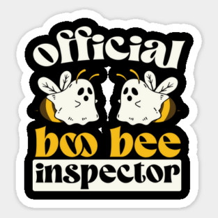 Official boo bee inspector Halloween Magnet