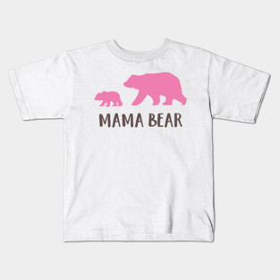 Mama Bear, Bear Cub, Cute Bear, Little Bear Kids T-Shirt