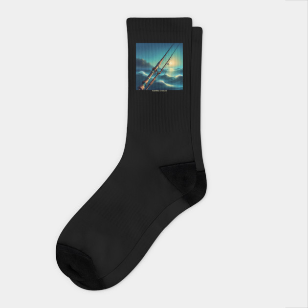 Fishing Lover Socks by BlackMeme94