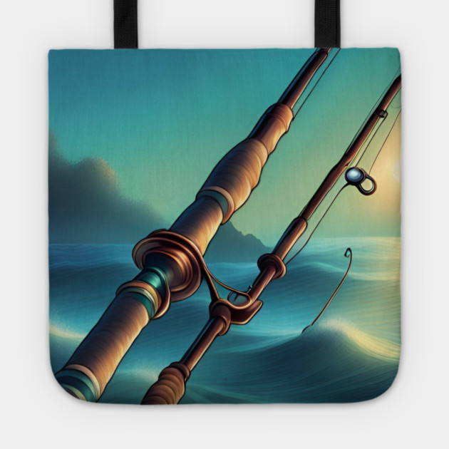 Fishing Lover Tote by BlackMeme94