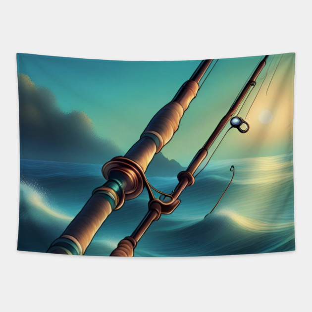Fishing Lover Tapestry by BlackMeme94