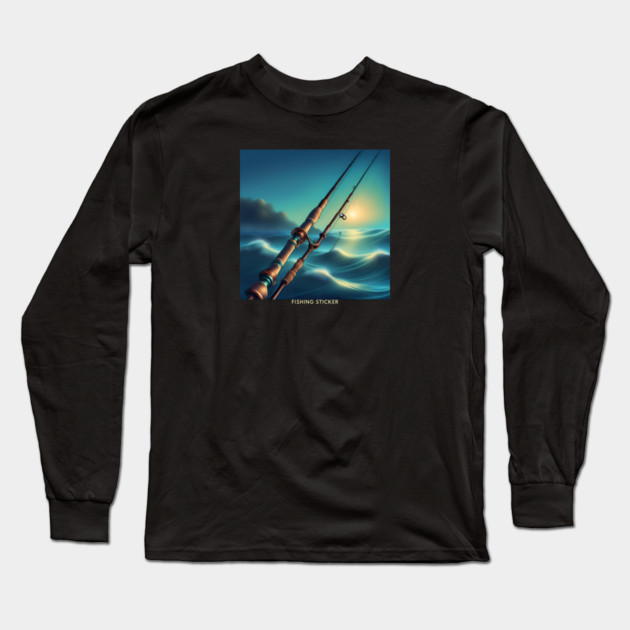 Fishing Lover Long Sleeve T-Shirt by BlackMeme94