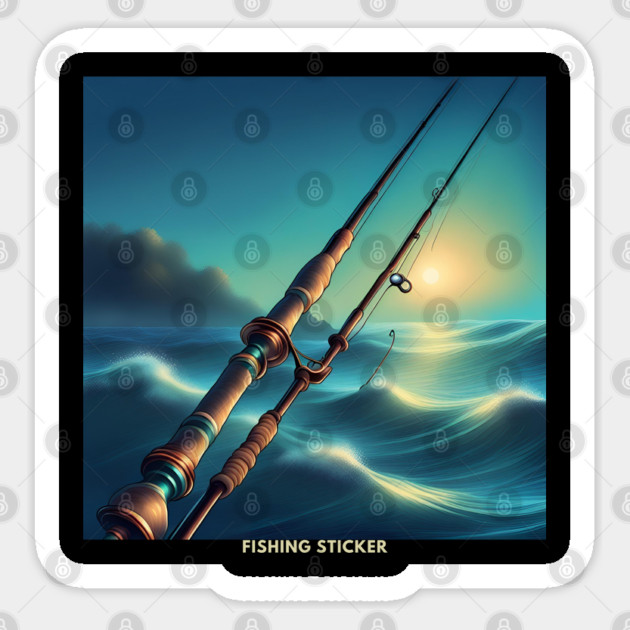 Fishing Lover Sticker by BlackMeme94